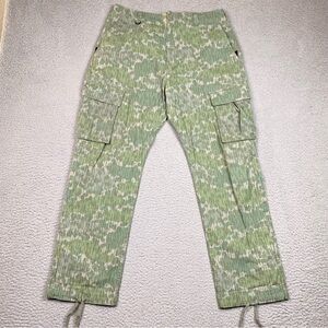 Nike SB Camo Cargo Pants Men's Size 32 Green Stretch Cotton Military Skateboard